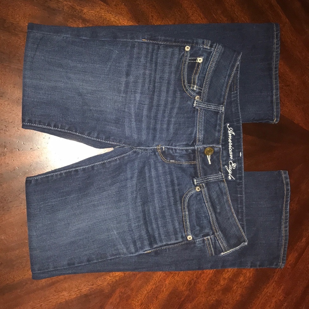 American eagle stretch size 4
